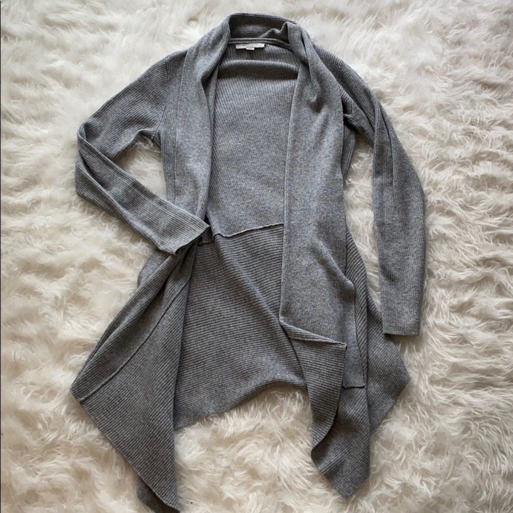 ALL SAINTS Grey Cashmere Cardigan
